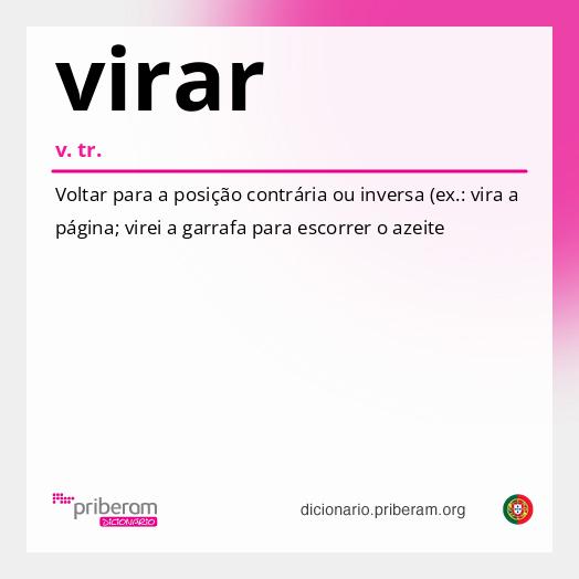 Significado de virar